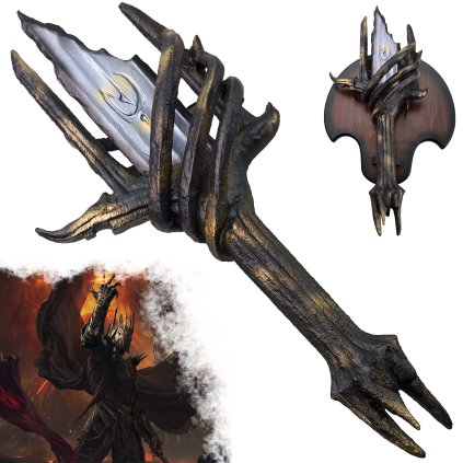 Masivní ocelová část meče "THE HILT OF SAURON" - Pán Prstenů/Rings of Power