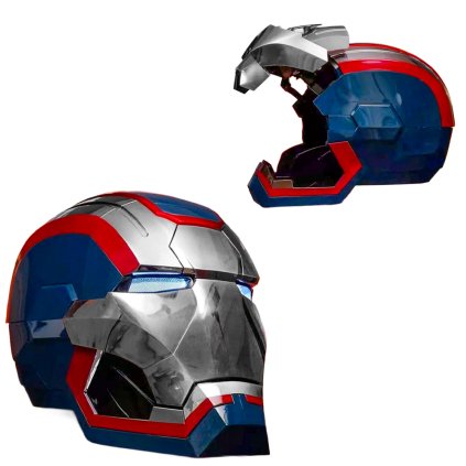 Plně automatická helma "IRON PATRIOT" Marvel / Avengers