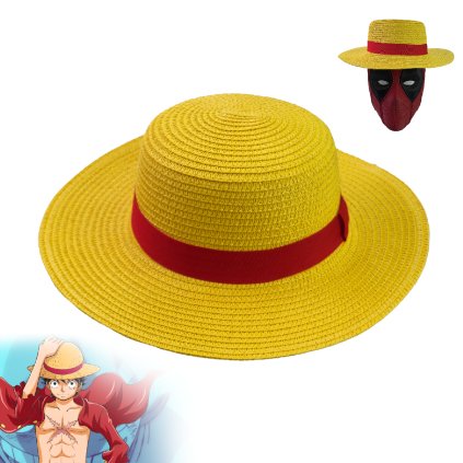 Cosplay slamák "LUFFY'S STRAW HAT" - One Piece