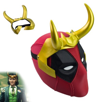 Lokiho cosplay rohy "GOD OF MISCHIEF" - Marvel