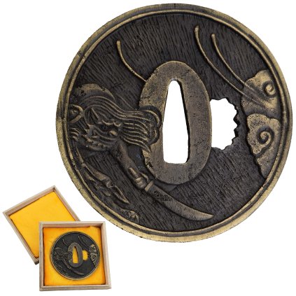 Náhradní záštita pro samurajské meče "ONI TSUBA"