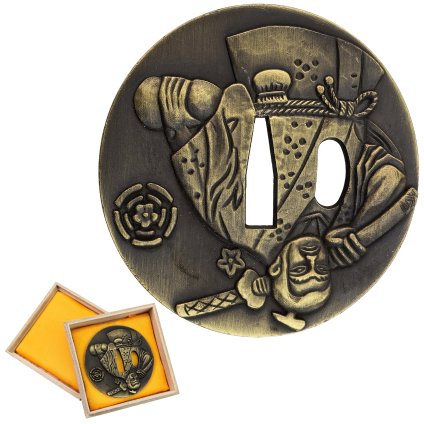 Náhradní záštita pro samurajské meče "NAGINATA CLASH TSUBA"