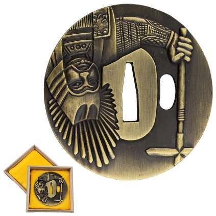 Náhradní záštita pro samurajské meče "TANG WARRIOR TSUBA"