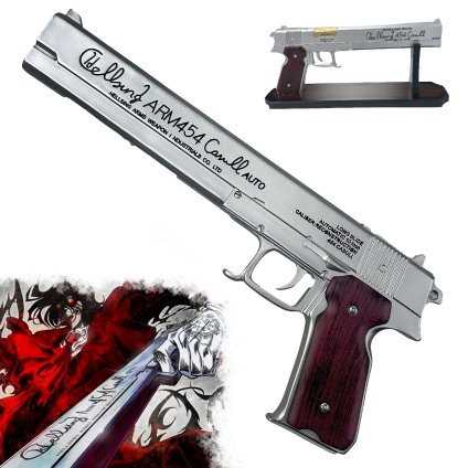 Detailní replika Alucardovi zbraně „.454 CASULL“ – Hellsing