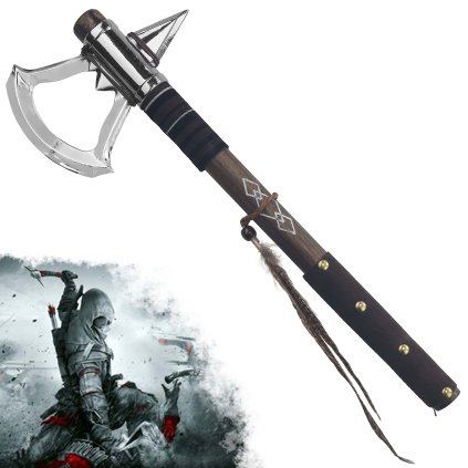 Ocelová sekera "CONNOR'S TOMAHAWK" - Assassin's Creed