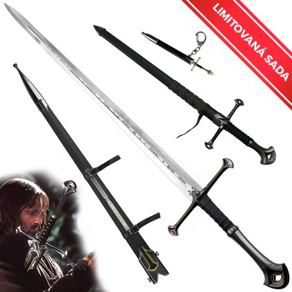 Limitovaná hraničářská sada "ANDURIL BUNDLE" - Pán prstenů