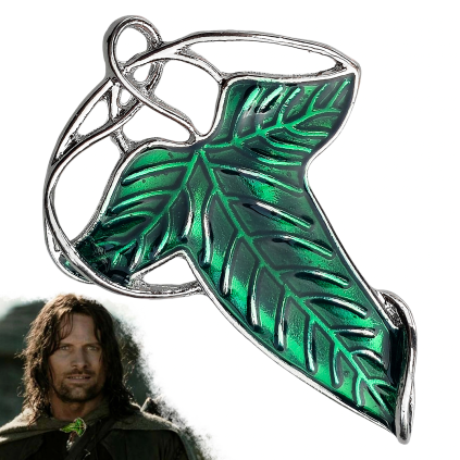 Elfská brož "LEAF OF LÓRIEN" - Pán Prstenů