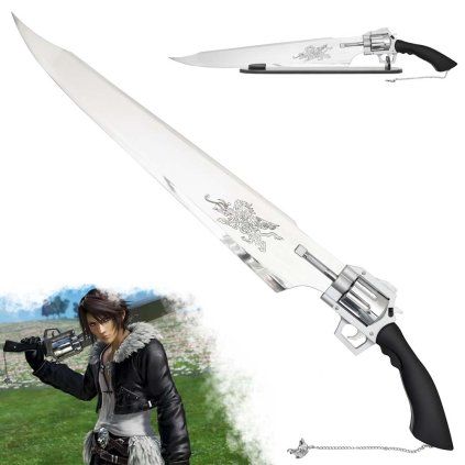 Meč Squall Leonhart "REVOLVER GUNBLADE" - Final Fantasy