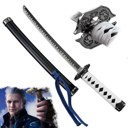 Mini Vergilův meč "TINY YAMATO" se stojánkem - Devil May Cry