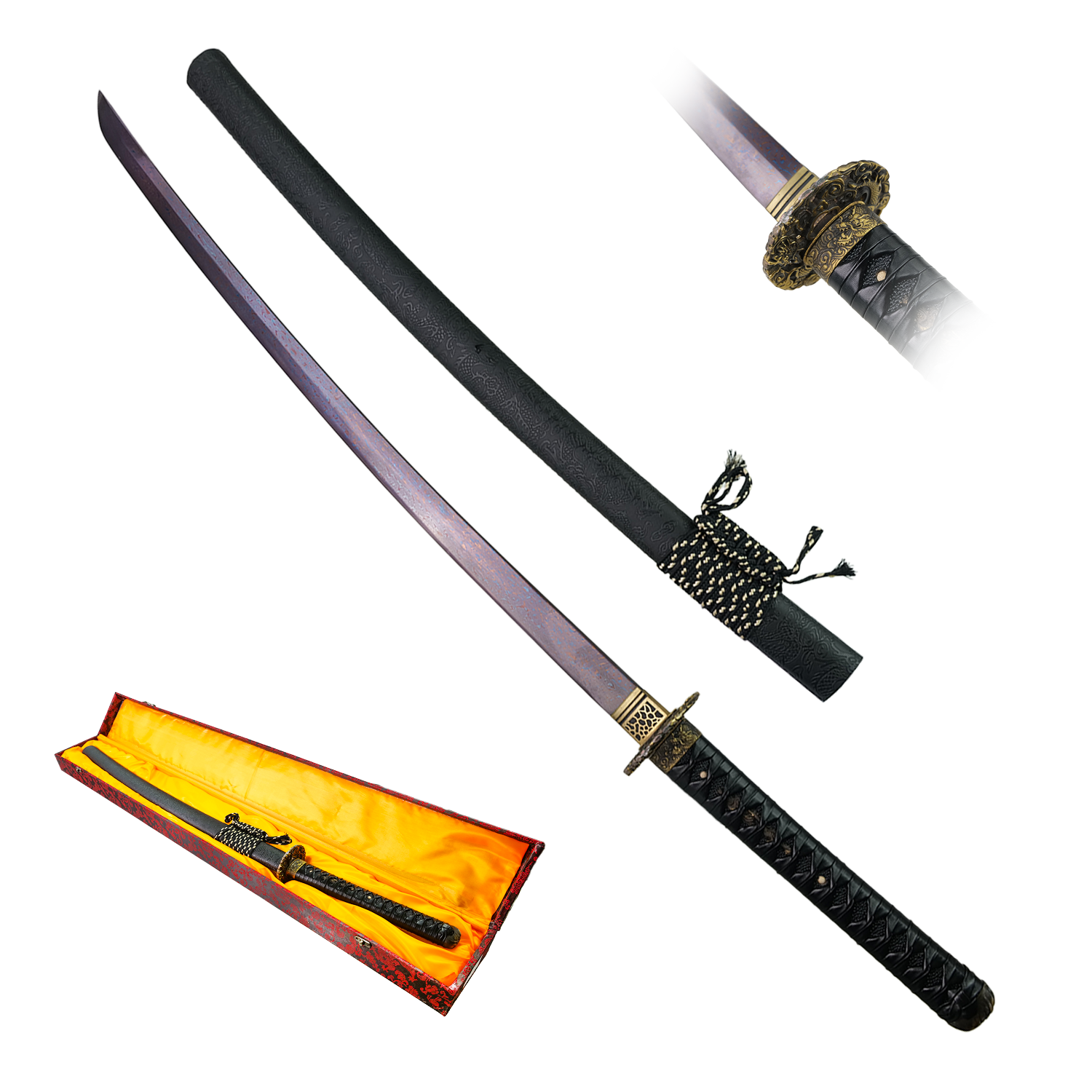AF Damašková katana "KAICHIRO" funkční