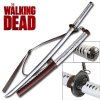 Michonne's Katana "THE WALKING DEAD" se zádovým přehozem - OSTRÁ!