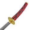 Honosná katana "DOUBLEHAND SAMURAI" červená
