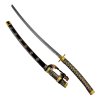 Zdobná katana "DOUBLEHAND SAMURAI" černá