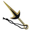 Malý bleskový kunai "YELLOW LIGHTNING FROM KONOHA" zlatý - Naruto