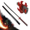 Měkčená Ninchirin Katana "TANJIRO KAMADO - FLAME SWORD" - Demon Slayer