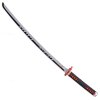 Dřevěná nichirin katana "TANJIRO FLAME KATANA" - Demon Slayer