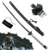 Ocelová katana "BLACK MORTAL BLADE" - Sekiro: Shadows Die Twice