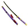 Ocelová katana Roronoa Zoro "PURPLE ENMA" - One Piece