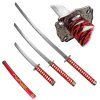 Sada samurajských mečů "RED DRAGON SET"
