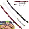 Sada 3 ocelových katan "THREE SWORDS STYLE ZORO" - One Piece