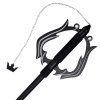 Ocelový fantasy meč "OBLIVION KEYBLADE" - Kingdom Hearts