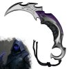 Malý ocelový karambit "REAVER KARAMBIT" - Valorant