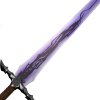 Masivní ocelový meč "DEMON KING'S LONGSWORD" s plaketou - Solo Leveling