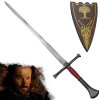 Ocelový meč "SWORD OF ISILDUR" s plaketou - Pán Prstenů
