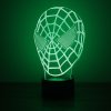 3D akrylová stolní lampička "MASK OF SPIDER-MAN" - MARVEL