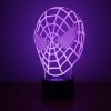 3D akrylová stolní lampička "MASK OF SPIDER-MAN" - MARVEL