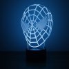 3D akrylová stolní lampička "MASK OF SPIDER-MAN" - MARVEL
