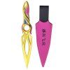 Kovový kunai "MYSTBLOOM KUNAI" s pouzdrem - Valorant