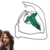 Elfská brož "LÓRIEN LEAF" s řetízkem - Pán Prstenů