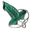 Elfská brož "LEAF OF LÓRIEN" - Pán Prstenů