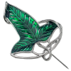 Elfská brož "LEAF OF LÓRIEN" - Pán Prstenů