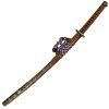 Ostrá katana "KURO NAMI HACHIMAN" se stojánkem