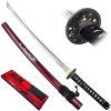 Ostrá katana "KURO NAMI RYUJIN HOMURA" se stojánkem