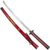Ocelová katana "RED DRAGON"