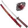 Ocelová katana "RED DRAGON"