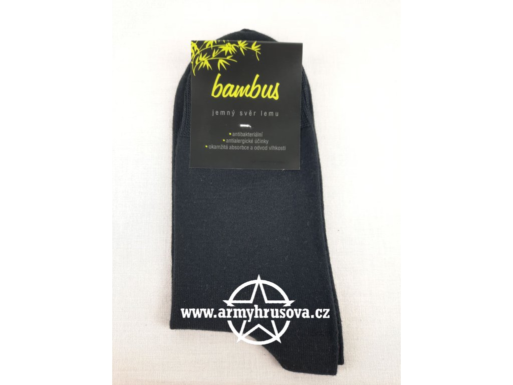 ponozky bambus cerne 1 army hrusova cz