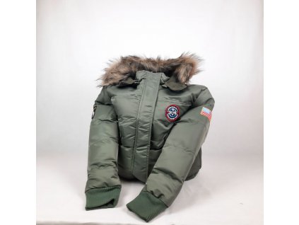 mfh detský letecký bomber zeleny s kapucou armyhrusova cz
