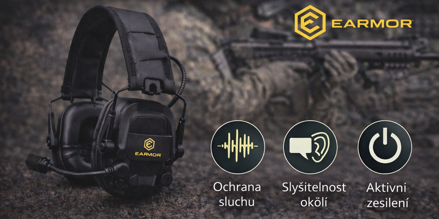 Výhody elektronických střeleckých sluchátek