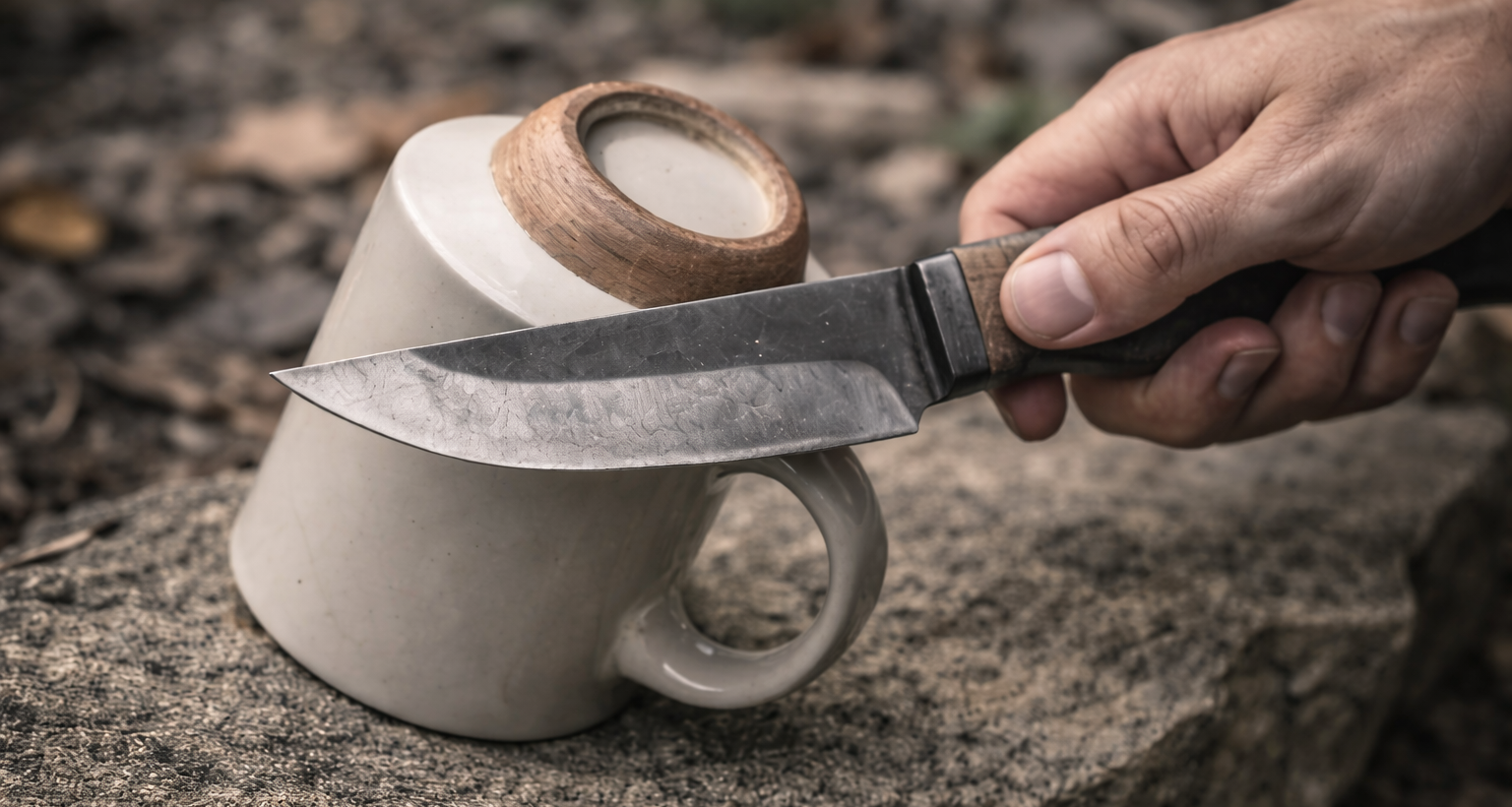 Jak nabrousit nůž bez brousku?