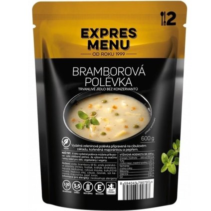 Bramborová polévka (2 porce 600g) - Expres menu
