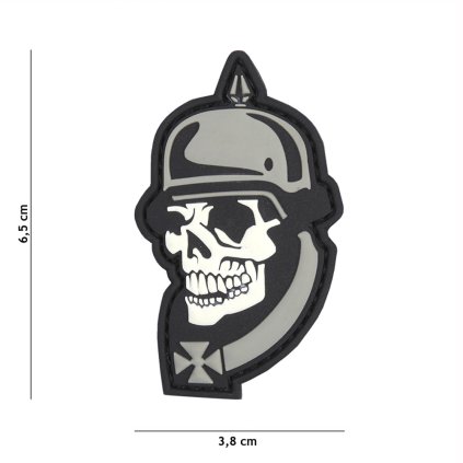 11221 nasivka na suchy zip ww i skull plast 3d grey 101 inc
