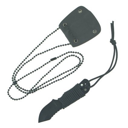 11869 nuz paracord neck knife 9cm mil tec