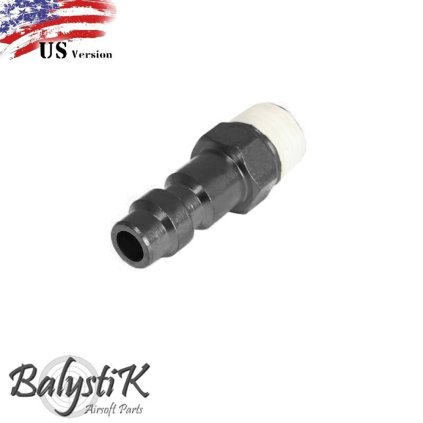20007 balystik 1 8 npt male thread to us male fitting