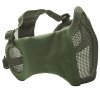 12715 oblicejova maska mesh mask low half s ochranou na usi olivova strike systems