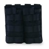 MOLLE Holster for 2 M4 magazines open - Delta Armory