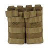 MOLLE Holster for 2 M4 magazines open - Delta Armory
